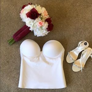 Felina-Bustier Corset Bra from David’s Bridal.
